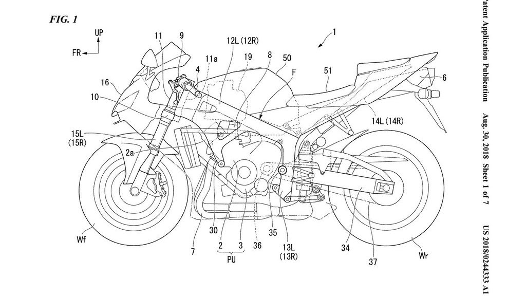 Honda carbon frame patents